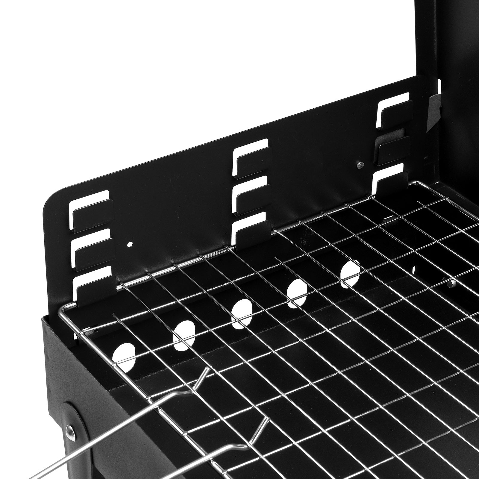 Black Portable Square Carbon Oven – view 2