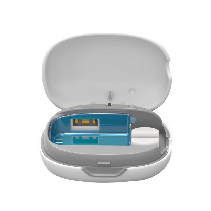 The White Toothbrush Sterilization Box Can Sterilize Effectively To Protect Your Oral Cavity. It's Simple And Elegant, Making Brushing Teeth Healthier And More Reassuring. – White