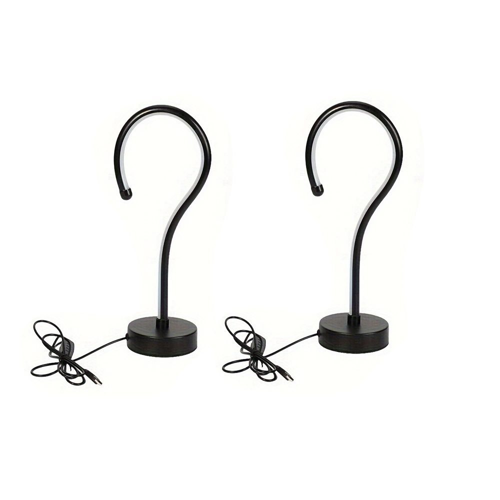 2PC Creative Question Mark Shape Table Lamp, USB Three-color Dimming Desktop Decoration Table Lamp – 2pcs