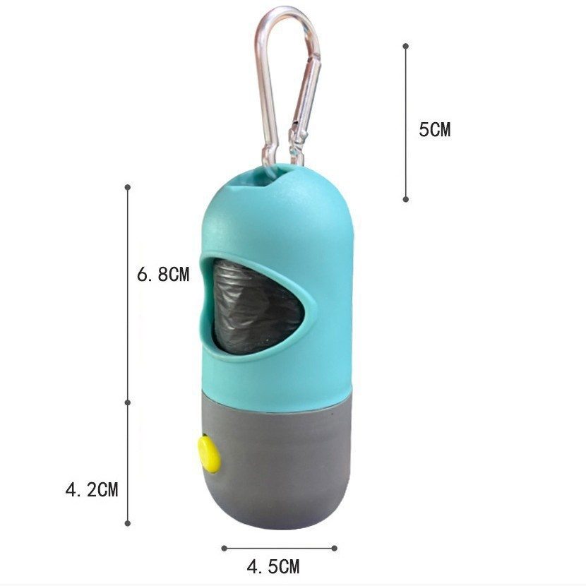 Led Light Pet Waste Bag Dispenser For Dogs Cats Dog Poop Scooper Bags Waste Bags Holder Dispensers Pet Clean Accessories – view 10