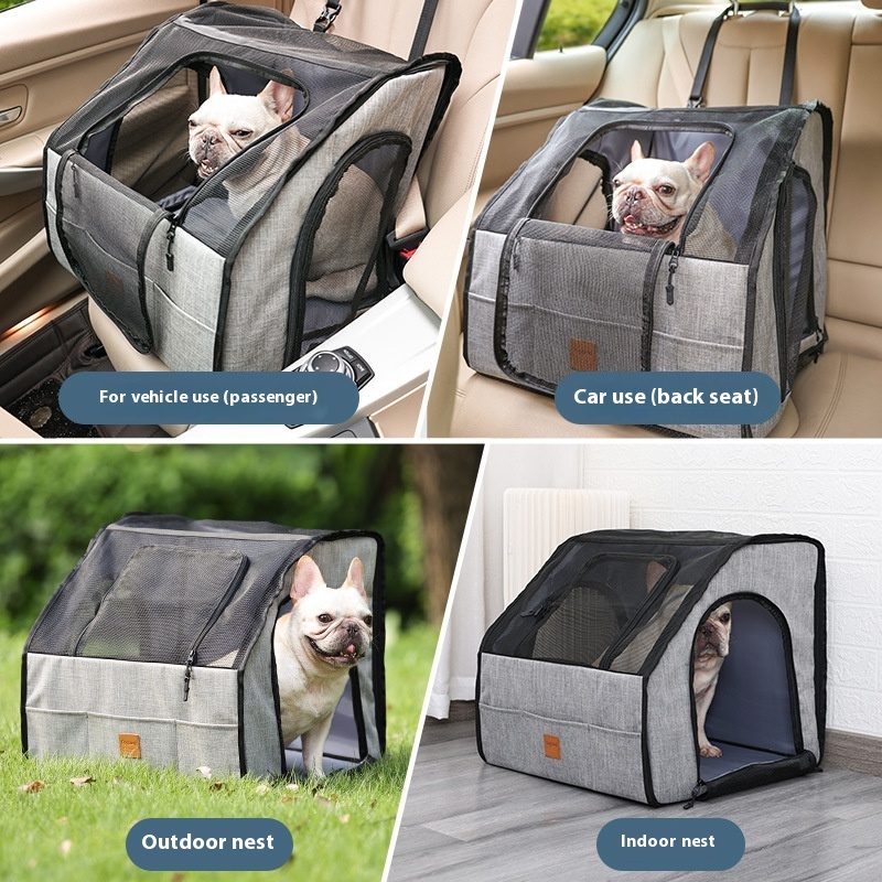 Portable Foldable Car Waterproof And Hard-wearing Pet Cage Waterproof Thickened Dog Mat Car Pet Mat – view 4