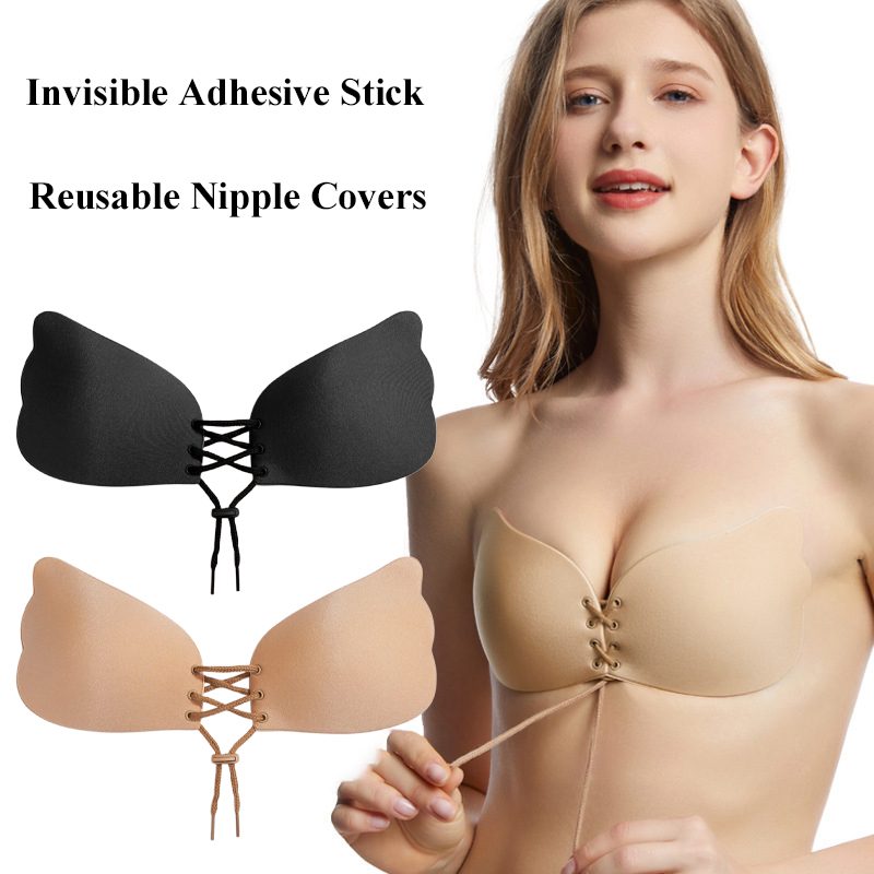 Large Size Strapless Bra Adhesive Sticky Push Up Bras For Women Rabbit Brassiere Lingerie Invisible Women Hot – view 10