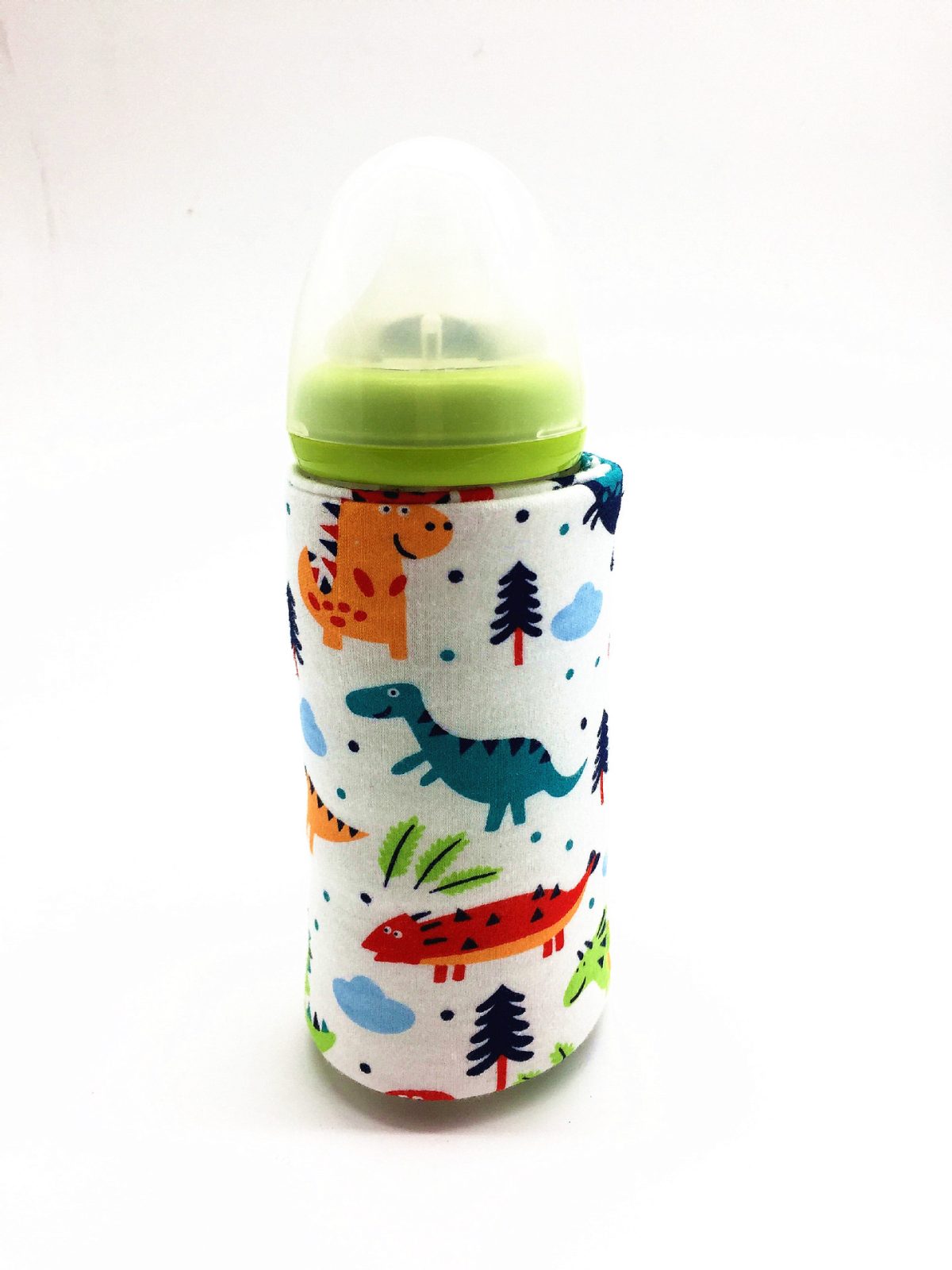 USB Milk Water Warmer Travel Stroller Insulated Bag Portable Baby Nursing Bottle Heater Cover Baby Food Warmer Bottle Warmer – Dinosaur