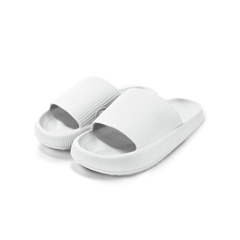 EVA Rubber Foam Soft Bottom Indoor Couple Drag – White