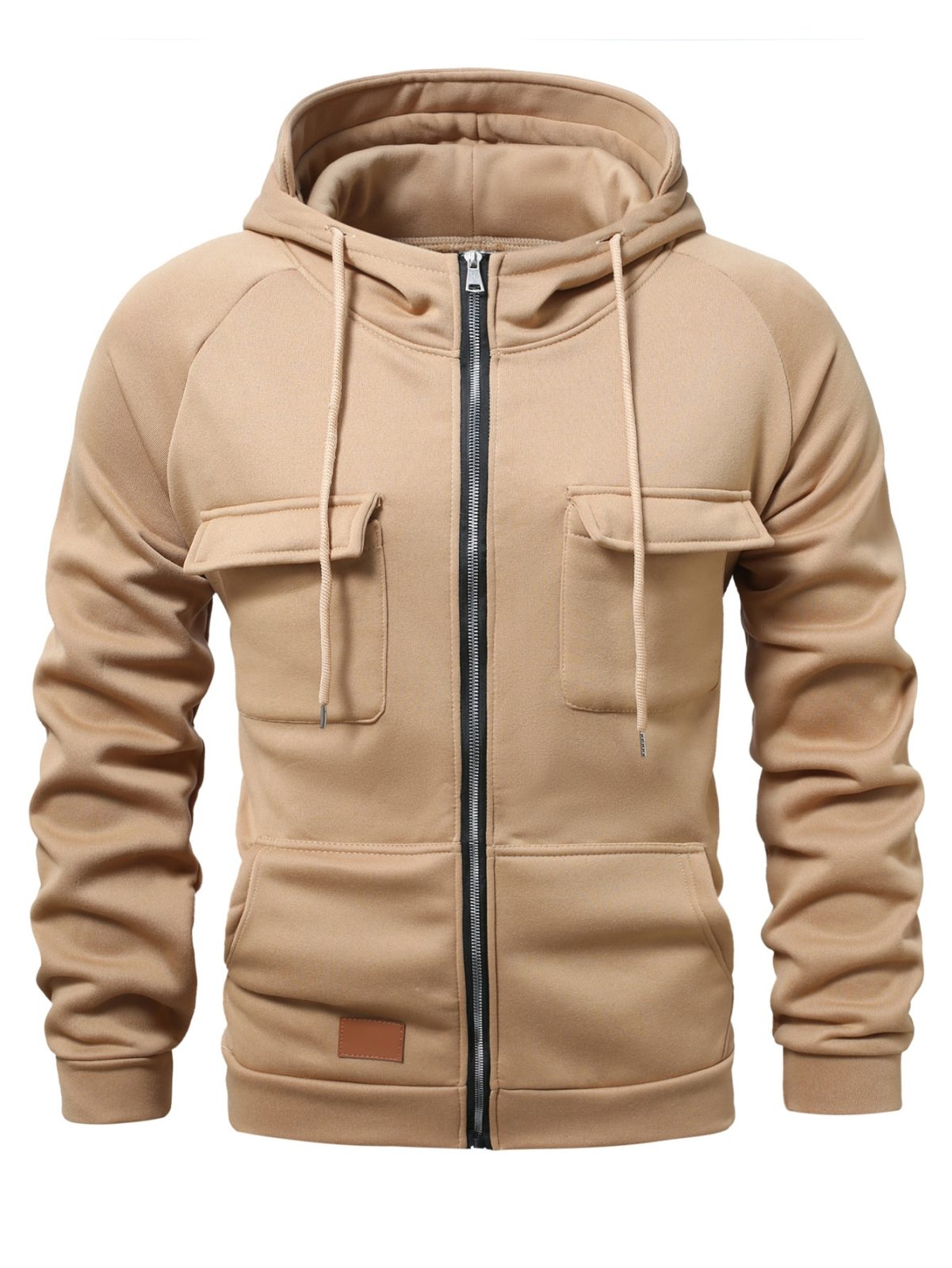 Men's Zip-up Hoodies Sweatshirt With Drawstring And Pocket Design Fashion Casual Sports Sweatshirt – view 13
