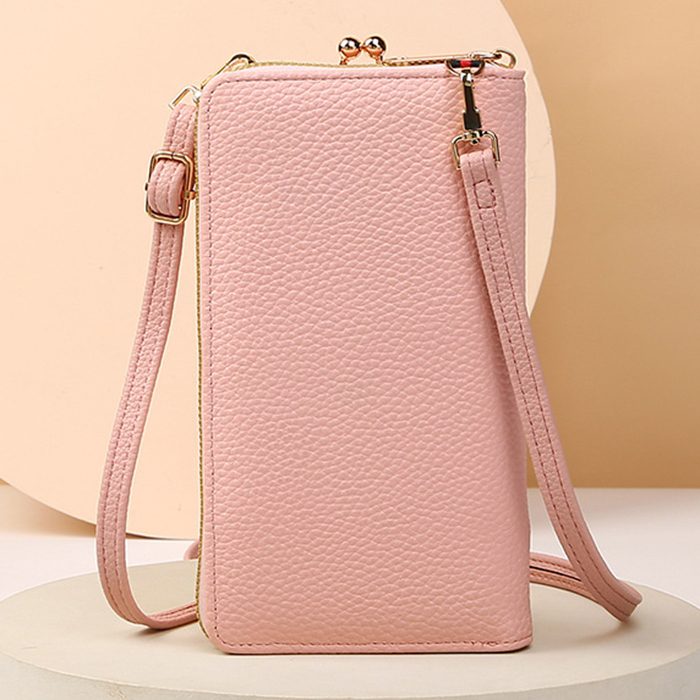 Flower Embroidery Phone Bag With Lock Buckle Outdoor Long Wallet Fashion Shoulder And Crossbody Bags – view 11