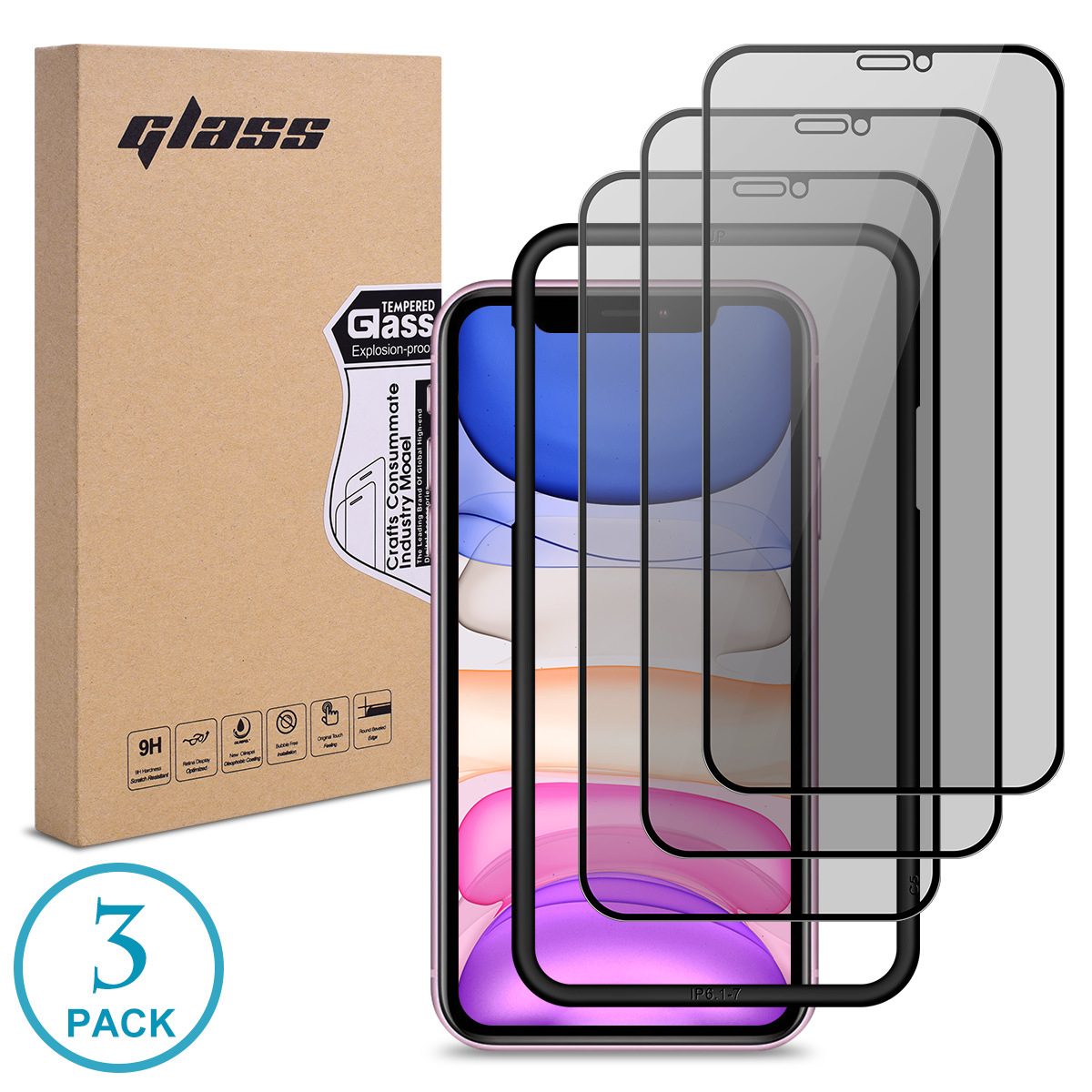 Mobile Phone Tempered Glass Screen Protector – view 3