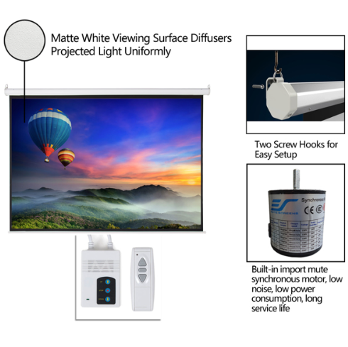 Projection Motorized Screen – view 10