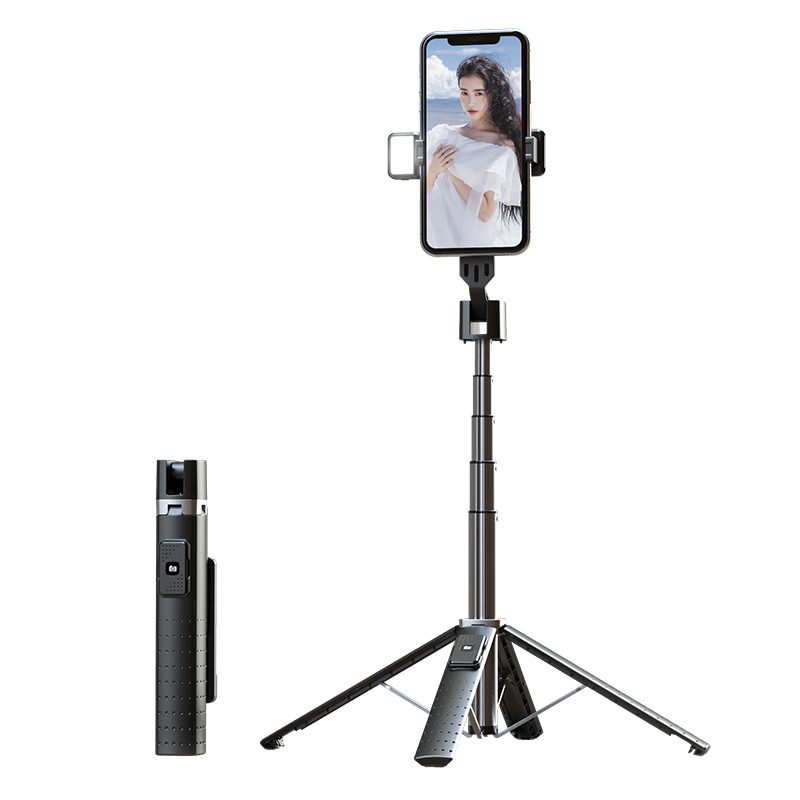 Quadrupod Double Fill Light Mobile Phone Bluetooth-compatible Selfie Stick – 5 Style / USB