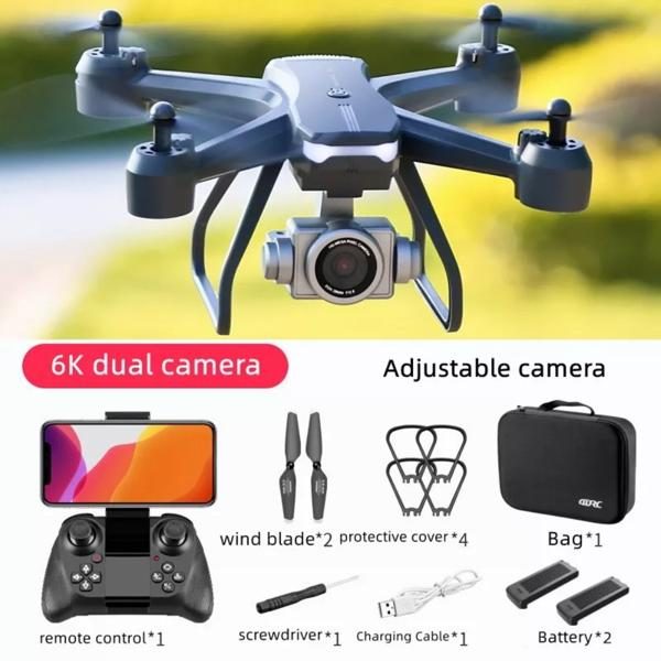 4DRC V14 Professional Drone 6K High-definition Dual Camera Wifi FPV Portable RC Quadcopter 2 Batteries, Logistics Randomly Sent By UPS And USPS. – view 7