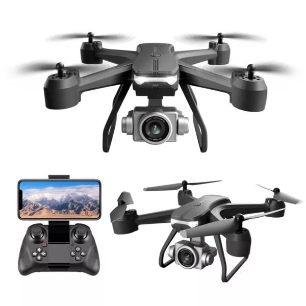 4DRC V14 Professional Drone 6K High-definition Dual Camera Wifi FPV Portable RC Quadcopter 2 Batteries, Logistics Randomly Sent By UPS And USPS. – Black